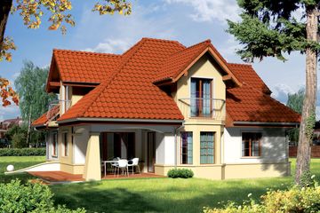  Projekt domu Henry G1 (WRC1845) - projekt domu parterowego z poddaszem - Zdjęcie 1