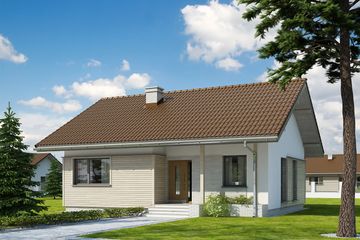  Projekt domu Sepia MC (BSA1882) - projekt domu parterowego - Zdjęcie 1