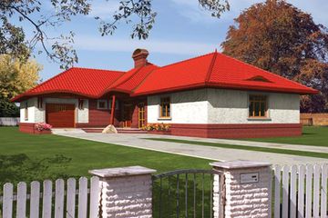  Projekt domu Wisława II G1 (WRC1237) - projekt domu parterowego - Zdjęcie 1