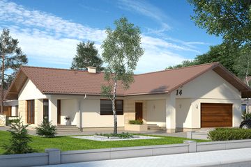  Projekt domu Antracyt (BSA1876) - projekt domu parterowego - Zdjęcie 1