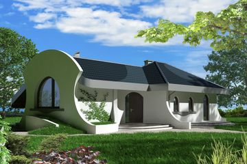  Projekt domu Flamenco Mini (WAL1012) - projekt domu parterowego - Zdjęcie 1