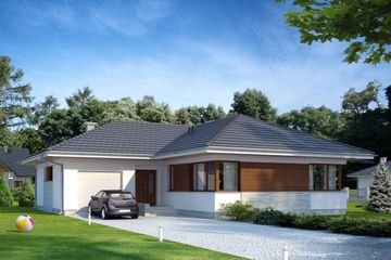  Projekt domu Driada (BSE1004) - projekt domu parterowego - Zdjęcie 1