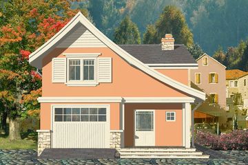  Projekt domu Irma z garażem 1-st. [A] (WRF1086) - projekt domu parterowego z poddaszem - Zdjęcie 1