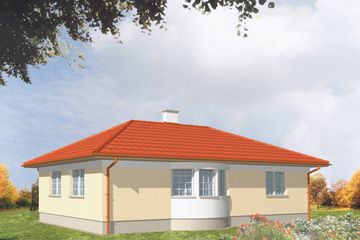  Projekt domu Sonata (KSA1237) - projekt domu parterowego - Zdjęcie 1