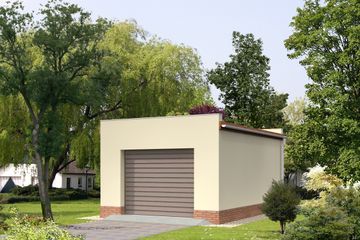  Projekt garażu G01 (WRB1063) - projekt garażu parterowego - Zdjęcie 1