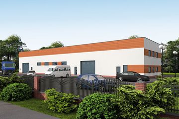  Projekt garażu G313 Garaż / Magazyn z pomieszczeniami gospodarczymi (SLN1615) - projekt garażu parterowego - Zdjęcie 1