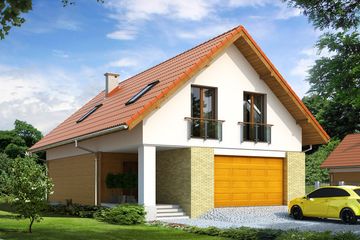  Projekt domu Amarylis MC (BSA1889) - projekt domu parterowego z poddaszem - Zdjęcie 1