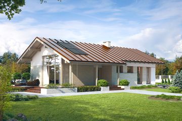  Projekt domu Heban MC (BSA1898) - projekt domu parterowego - Zdjęcie 1