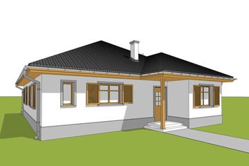  Projekt domu Wiktoria (WRC1250) - projekt domu parterowego - Zdjęcie 1
