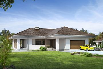  Projekt domu Ambrozja MC (BSA1904) - projekt domu parterowego - Zdjęcie 1