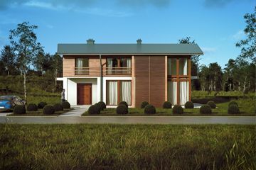  Projekt domu House 10 (WRG1040) - projekt domu z pełnym piętrem - Zdjęcie 1