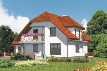  Projekt domu WB-3350 (KRA1000) - projekt domu parterowego z poddaszem - Zdjęcie 1