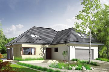  Projekt domu Teo G2 (mały) (WRC1881) - projekt domu parterowego z poddaszem - Zdjęcie 1