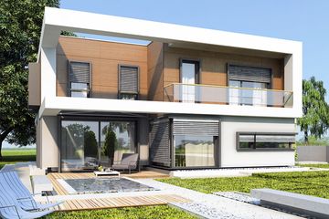  Projekt domu AJR_26_A2 (WOJ1008) - projekt domu z pełnym piętrem - Zdjęcie 1