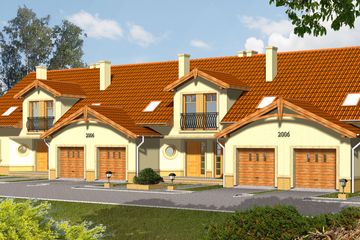  Projekt domu Malta (WRN1079) - projekt domu parterowego z poddaszem - Zdjęcie 1