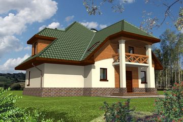  Projekt domu Adelajda (WRC1456) - projekt domu parterowego z poddaszem - Zdjęcie 1
