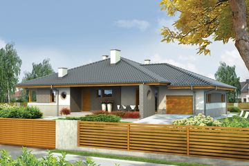  Projekt domu Florenc III G1 (WRC2045) - projekt domu parterowego - Zdjęcie 1