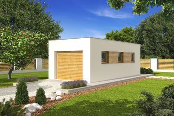  Projekt garażu G23 (WRC2051) - projekt garażu parterowego - Zdjęcie 1