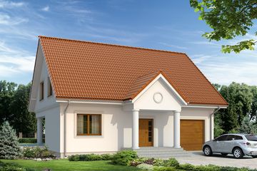  Projekt domu Orlik 2 (BSA1920) - projekt domu parterowego z poddaszem - Zdjęcie 1