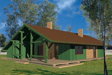  Projekt domu Renata G1 (WRC1268) - projekt domu parterowego - Zdjęcie 1