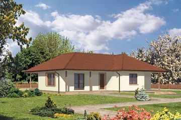  Projekt domu WB-3968 (KRA1234) - projekt domu parterowego - Zdjęcie 1