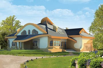  Projekt domu Salsa (WAL1001) - projekt domu parterowego z poddaszem - Zdjęcie 1