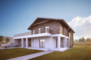  Projekt domu House 10.2 (WRG1042) - projekt domu z pełnym piętrem - Zdjęcie 1