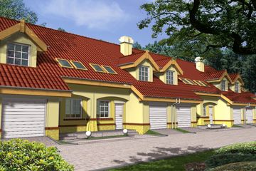  Projekt domu Cyrkonia (WRN1087) - projekt domu parterowego z poddaszem - Zdjęcie 1