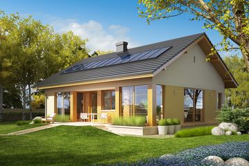  Projekt domu Karmela II (WRC2053) - projekt domu parterowego - Zdjęcie 1