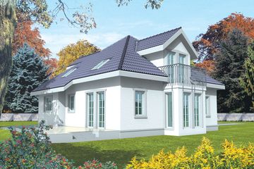  Projekt domu Pamela G1 (WRC1282) - projekt domu parterowego z poddaszem - Zdjęcie 1