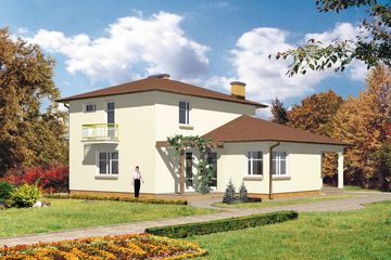  Projekt domu WB-3958 (KRA1246) - projekt domu z pełnym piętrem - Zdjęcie 1