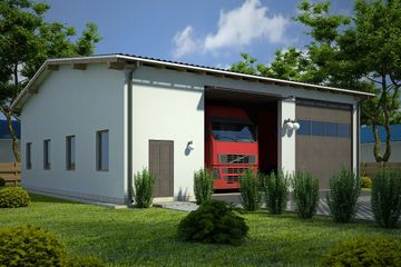  Projekt garażu G53 - Budynek garażowo - gospodarczy (PRA1064) - projekt garażu parterowego - Zdjęcie 1