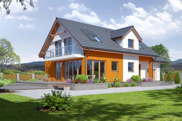  Projekt domu Osiek 305k (KRP1511) - projekt domu parterowego z poddaszem - Zdjęcie 1