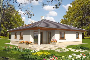  Projekt domu Leda (WRC1115) - projekt domu parterowego - Zdjęcie 1