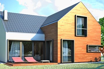  Projekt domu AJR_19_A1 (WOJ1004) - projekt domu parterowego z poddaszem - Zdjęcie 4