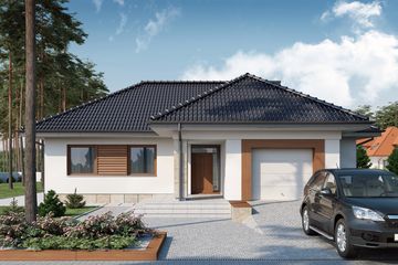  Projekt domu Sokrates (WRW1088) - projekt domu parterowego - Zdjęcie 1