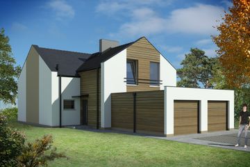  Projekt domu Azaliowy II (GDA1026) - projekt domu parterowego z poddaszem - Zdjęcie 1