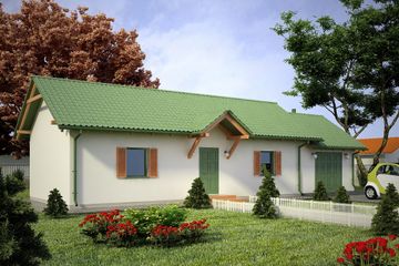  Projekt budynku gospodarczego G72 - Budynek garażowo - gospodarczy (PRA1087) - projekt budynku parterowego - Zdjęcie 1