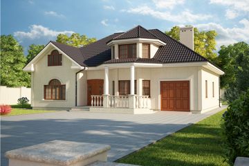  Projekt domu Edyta (PRA1079) - projekt domu parterowego z poddaszem - Zdjęcie 1