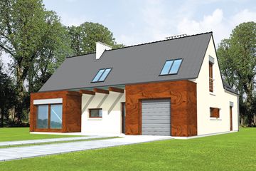  Projekt domu Stanisław G1 (WRC1319) - projekt domu parterowego z poddaszem - Zdjęcie 1