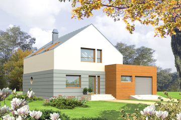  Projekt domu Marek G1 (WRC1132) - projekt domu parterowego z poddaszem - Zdjęcie 1