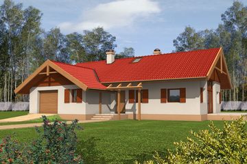  Projekt domu Ariadna G1 (WRC1500) - projekt domu parterowego - Zdjęcie 1