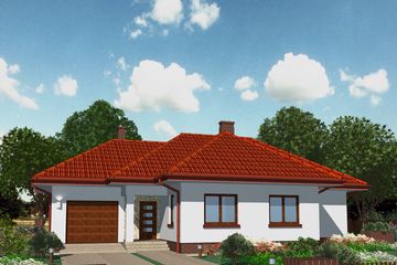  Projekt domu APS 111 (LUA1133) - projekt domu parterowego - Zdjęcie 1