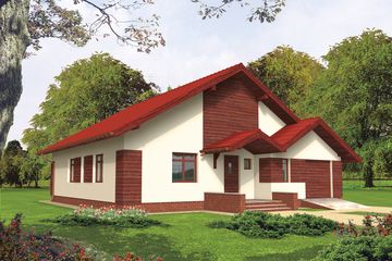  Projekt domu Ruri G1 (WRC1337) - projekt domu parterowego - Zdjęcie 1