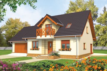  Projekt domu Marina G2 (WRC1146) - projekt domu parterowego z poddaszem - Zdjęcie 1