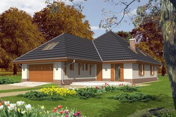  Projekt domu Mia G2 (WRC1007) - projekt domu parterowego z poddaszem - Zdjęcie 1
