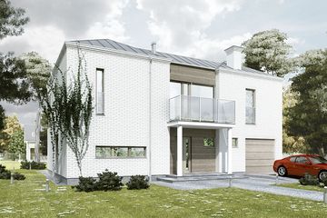  Projekt domu Domo 09 B (WAR1018) - projekt domu z pełnym piętrem - Zdjęcie 3