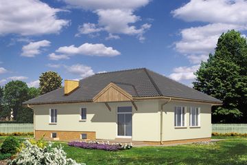  Projekt domu WB-3416 (KRA1114) - projekt domu parterowego - Zdjęcie 1