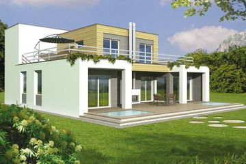  Projekt domu Awokado wersja A (WRD1198) - projekt domu z pełnym piętrem - Zdjęcie 1