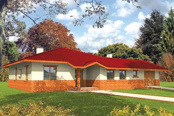  Projekt domu Magda G1 (WRC1159) - projekt domu parterowego - Zdjęcie 1